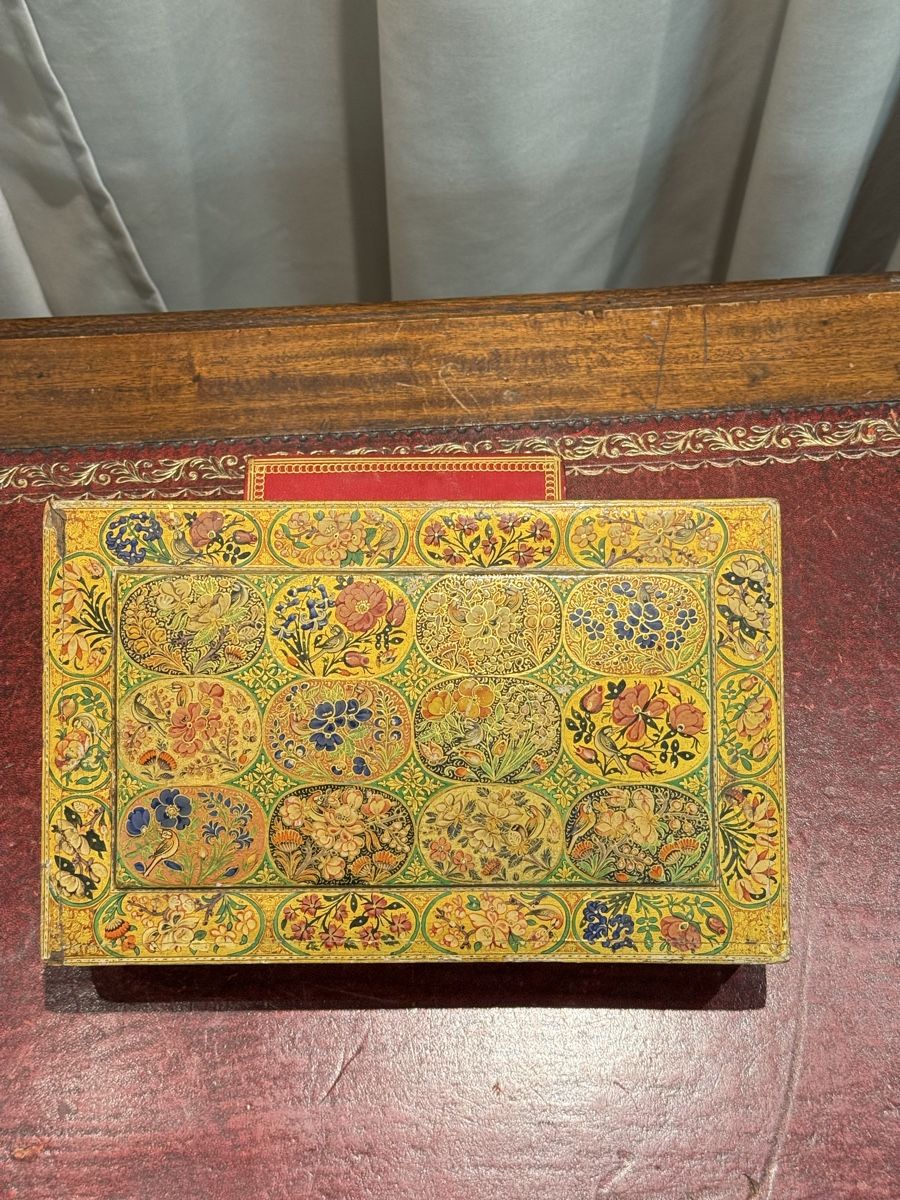 Barattoli: Antike Lackschatulle, Kaschmir, um 1900 – Usato da Zofingen venduto da GrosisWonderkeller 1