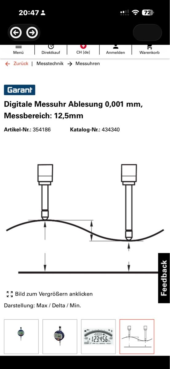 Messen: Garant Digital Messuhr 12.5 mm 0.001 – Neu und originalverpackt aus Altstätten SG von Pandaaa84 6