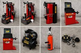 Reifenmontagemaschine, wüchtmaschine, kompressor, booster 
