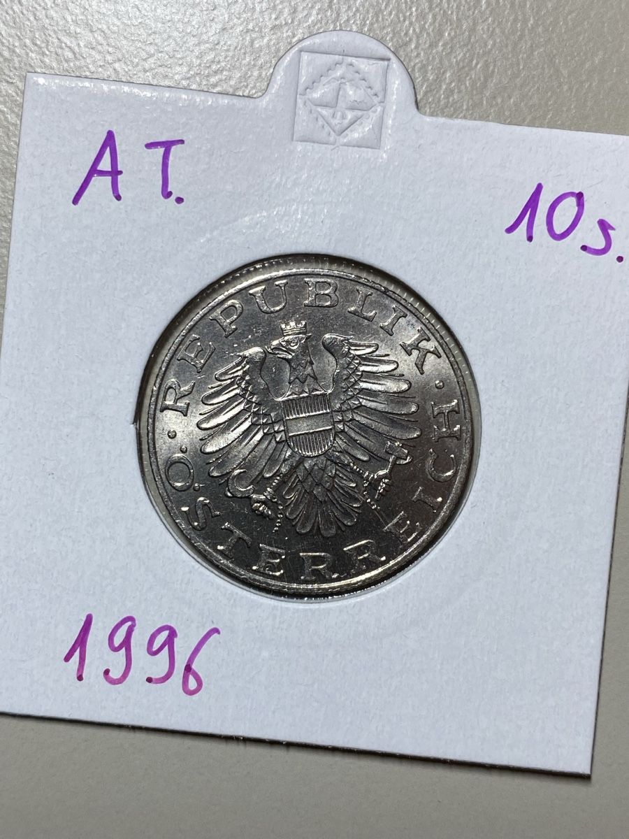 Tutti le monete: Autriche - 10 shilling - 1996 – Usato da Payerne venduto da Mike1682