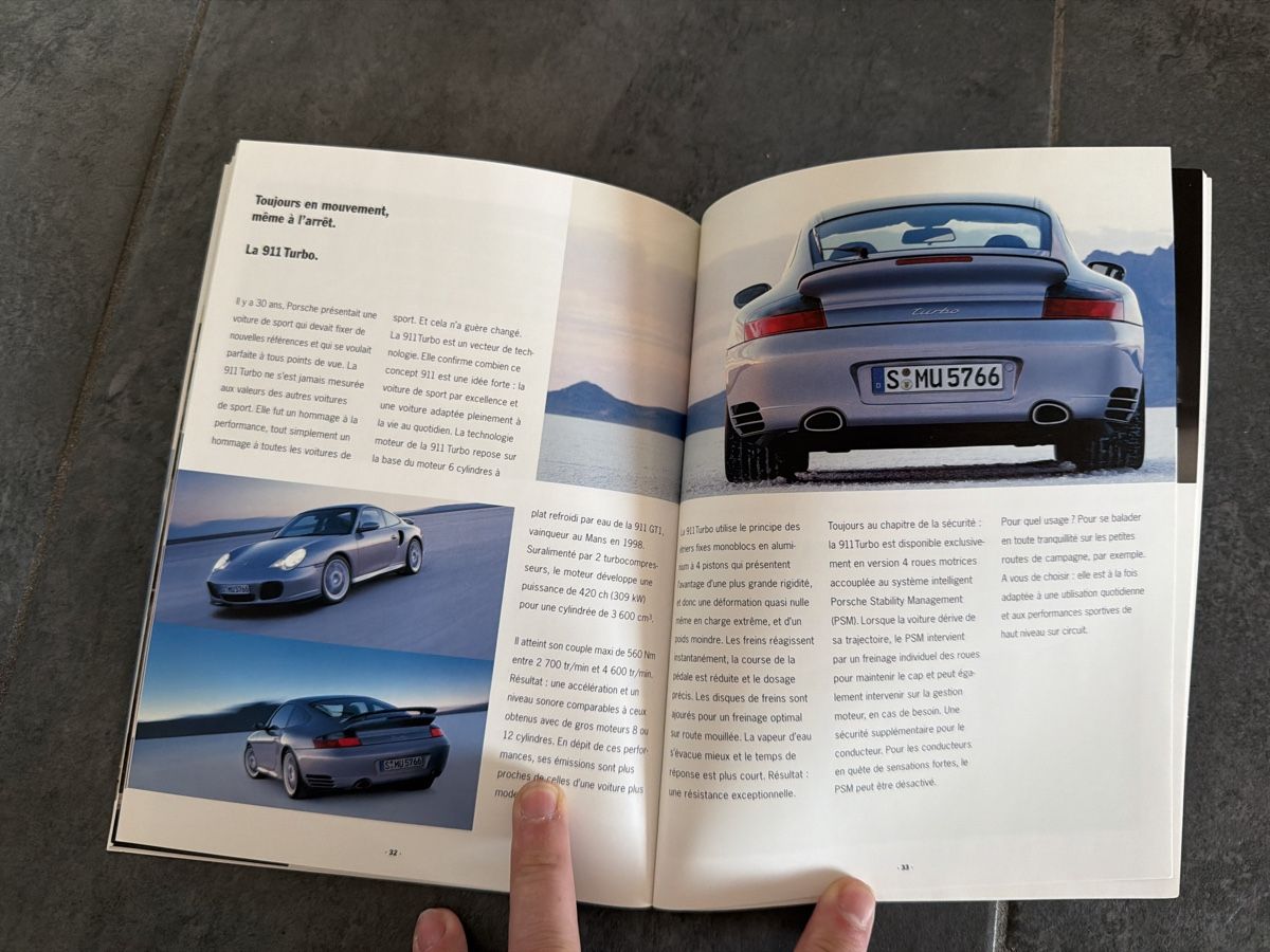 Porsche Documenti: Porsche Broschüre: Les modèles – Nuovo (secondo la descrizione) da Wolfwil venduto da Rolex1 5