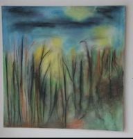 Gemälde " Was bleibt übrig" handmade 57×57