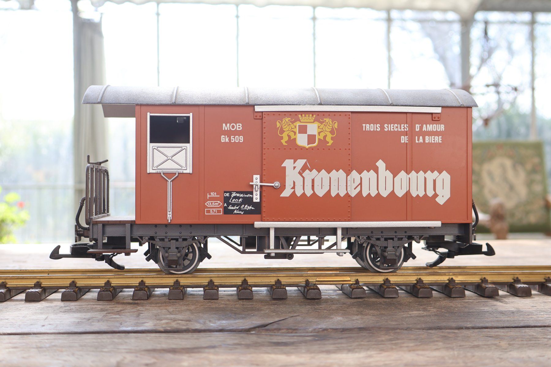 LGB Modellini di ferrovie: LGB MOB Güterwagen + Metallachsen – Usato da Winterthur venduto da Monstera 1