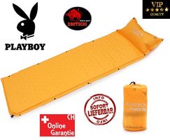Playboy Schlafmatte selbstaufblasend Camping Festival