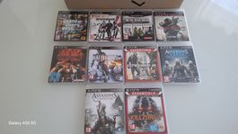 Konvolut von 10 PlayStation-3-Spielen, unterschiedliche Zust