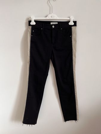 Jeans Isabel Marant, Gr. 36, schwarz und beige