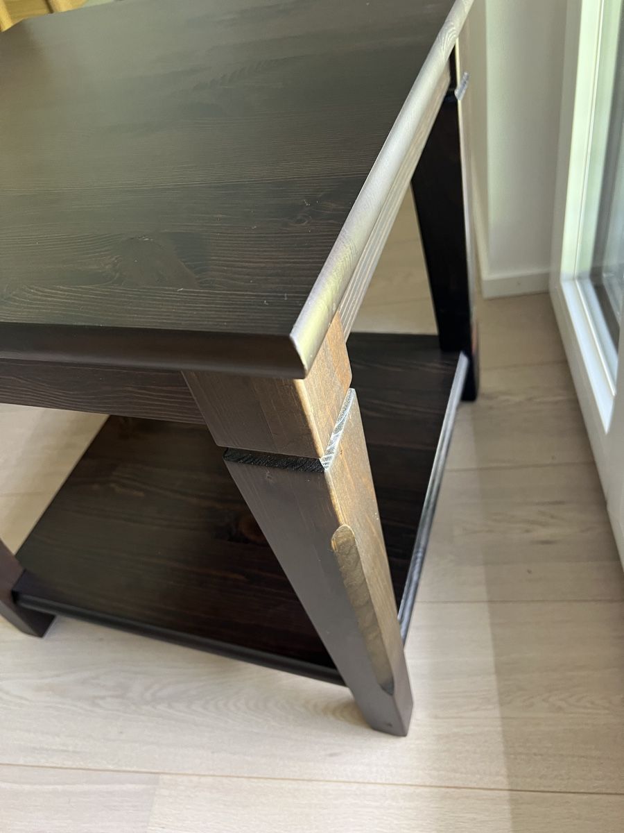Tables de nuit: Solid Pine Dark Chocolate Table, Nightstand, New – Neuf avec emballage d'origine à Corsier GE par Karol_save_planet 7