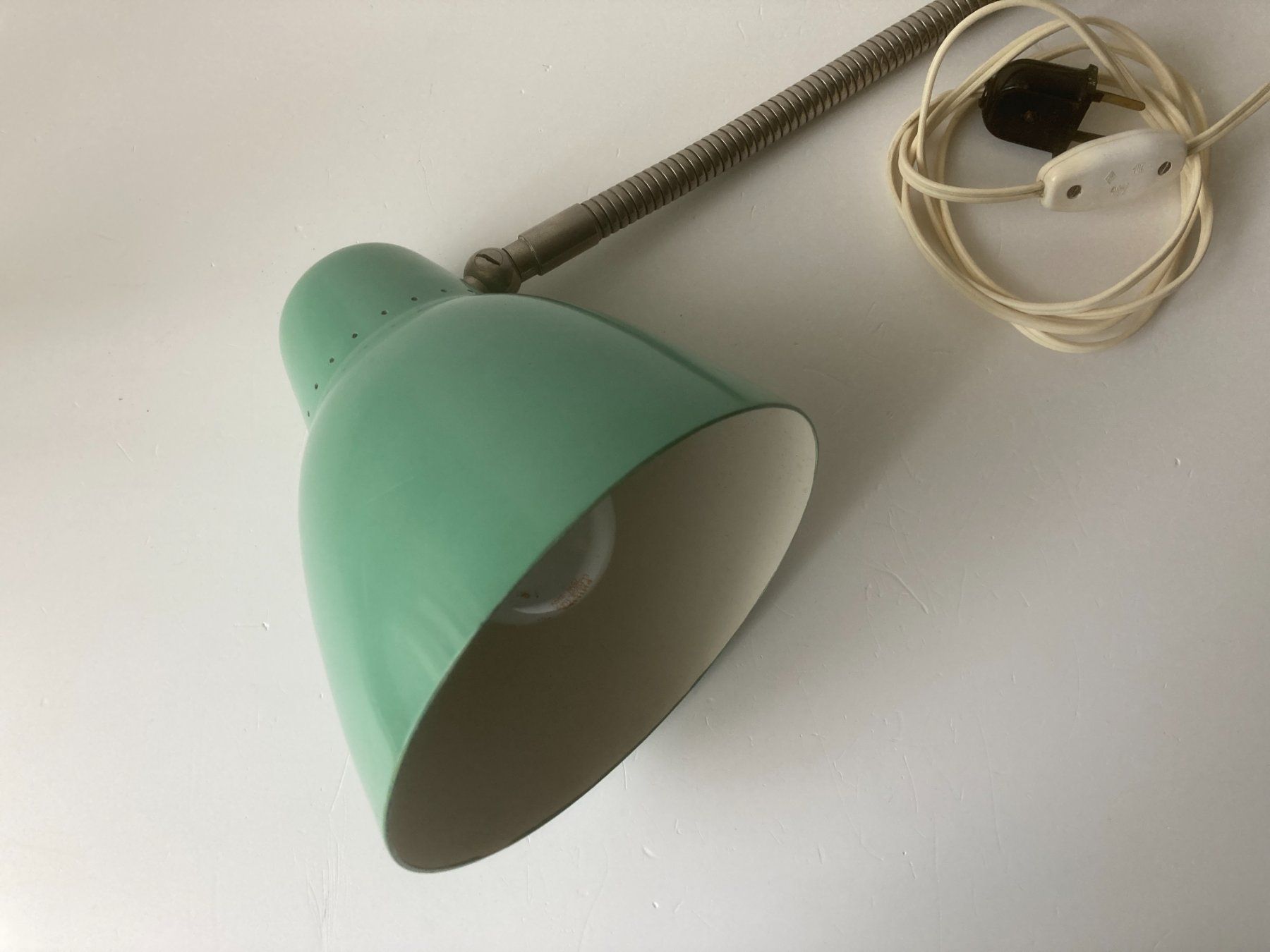 Lampen: Alte Schwanenhals Klemmlampe – Gebraucht aus Zwingen von moje1 4
