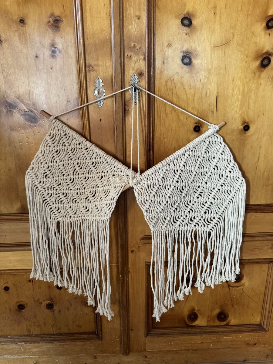 Tutte le decorazioni: Zwei Boho Makramee Wandbehäng – Usato da Zürich venduto da 411osmanbey 1