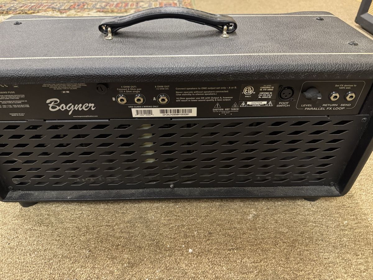 Bogner Amplificatori: Bogner Alchemist 40W Head+Footswitch – Usato da Winterthur venduto da Daetister 2