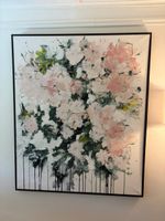 Tableau contemporain « Floraison suspendu » Artiste suisse
