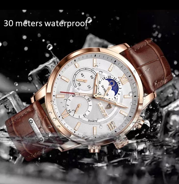 Pagani Design Herrenuhr DD36 Gold - Automatikuhr Mit Saphirglas & 100m Wasserdicht