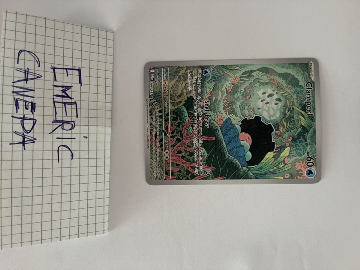 Pokémon Carte collezionabili: Clamperl 195 EN Pokemon  – Nuovo (secondo la descrizione) da St-Aubin-Sauges venduto da Mdwischh98