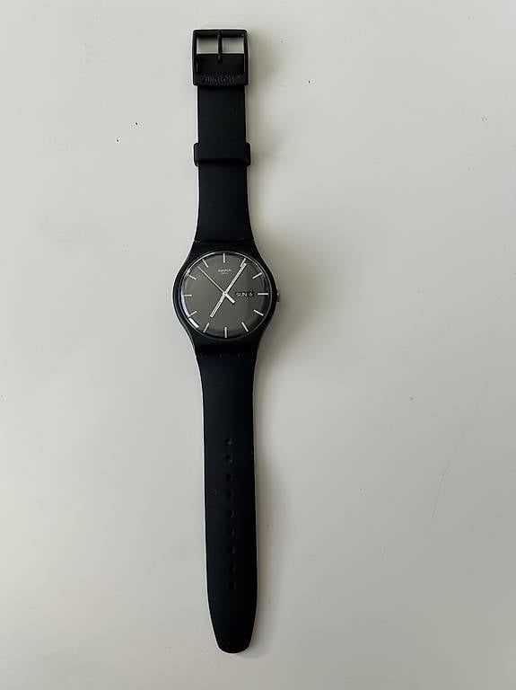 Swatch Orologi: Swatch, Schwarz, mit Datum & Tag, neue Batterie – Usato da Niederönz venduto da Simpel0 2