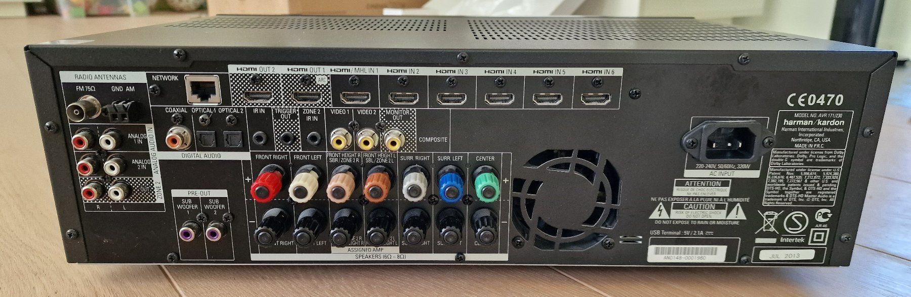Harman-Kardon Receiver: Harman/Kardon Receiver AVR 171 schwarz – Defekt aus Illighausen von Quo_vadis 3
