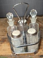 Wunderwschöne alte Gewürzemenage Italienisches Dresssing??