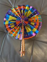 Afrikanischer Handfächer - Ankara Druck Handfächer