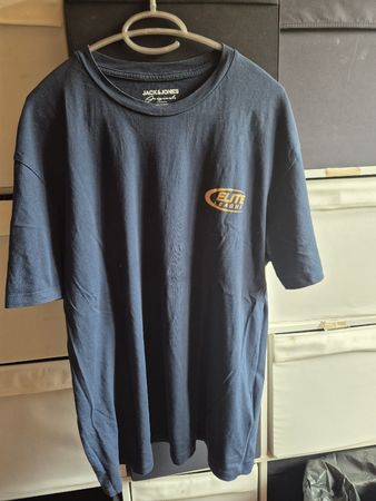 Jack&Jones Herren T-Shirt, Navy Blau, Elite League, XL