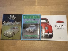 3 Jaguar Bücher Modell Mk 1 und Mk 2 guter Zustand