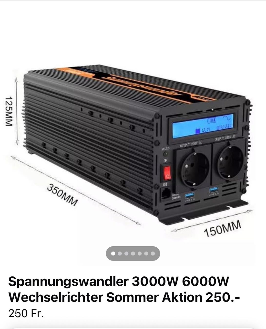 Inverter: Spannungswandler Edecoa – Usato da Basel venduto da rol_x6gc