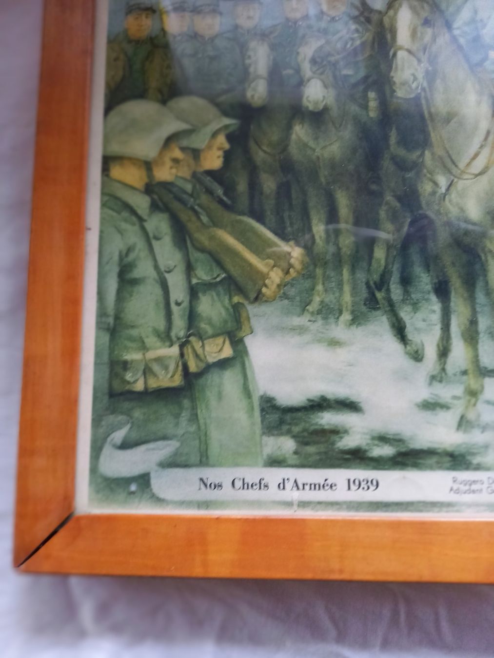 Grafica & Litografie: Lithographie Nos Chefs d'Armée, 1939, sous cadre – Usato da Rossens FR venduto da Souris1 3