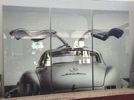 Tryptichon Mercedes Benz 300SL