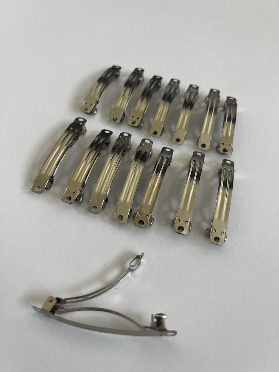 Accessori per capelli: Lot de 15 barrettes à cheveux 5 cm – Nuovo (secondo la descrizione) da Champlan venduto da Cjayretro 1