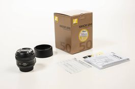 Nikkor Objektiv AF-S 50 mm f/1.8 G (Neuzustand)