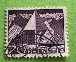 Nr.308 mit Stempel Triangulationspunkt Technik und Landschaf