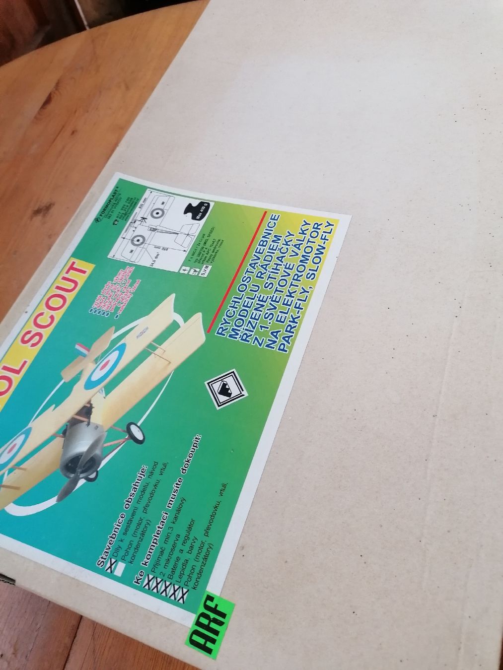 Modellismo RC: Rc. Bristol Scout Dopeldecker – Usato da Niederbipp venduto da Clark.Y
