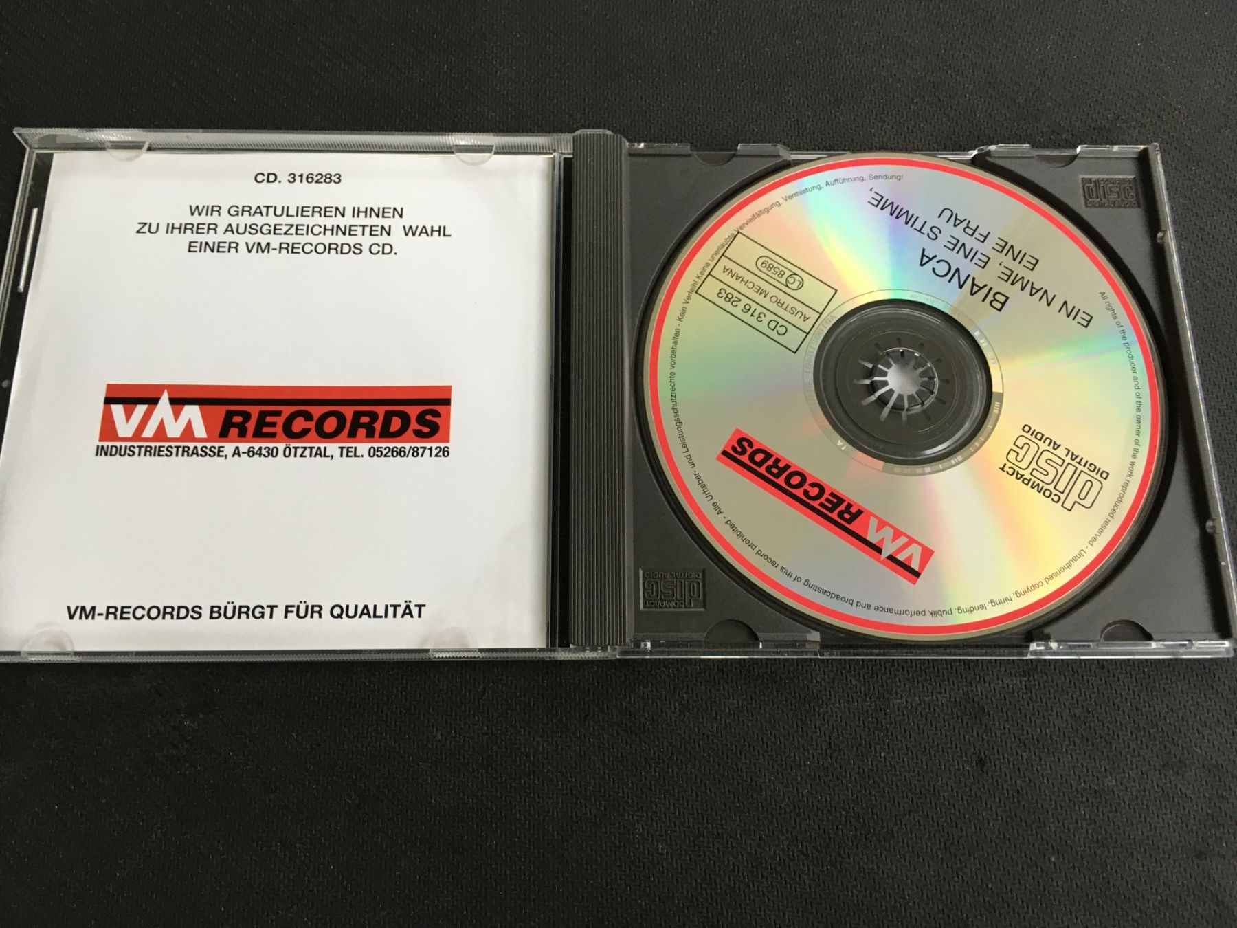 CD: Bianca - Ein Name eine Stimme eine Frau -CD- – Usato da St.Gallen venduto da MedienJoe 1
