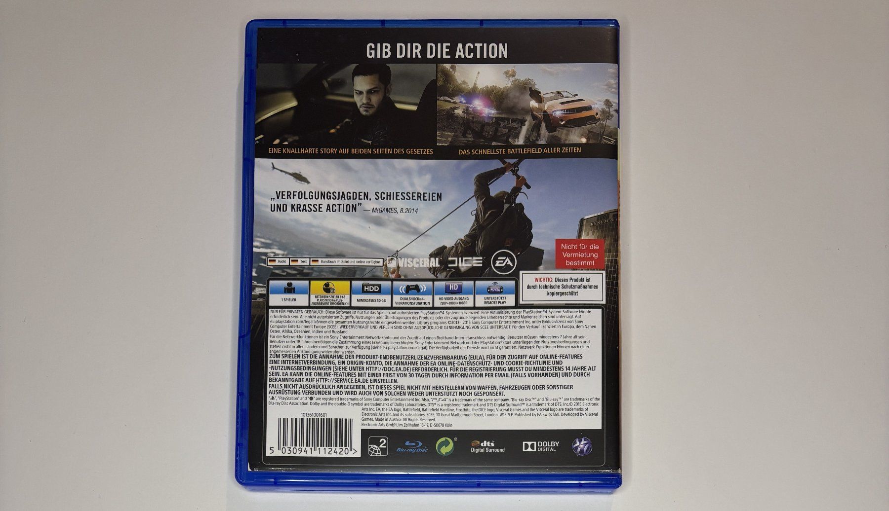 Spiele: PS4 - Battlefield: Hardline – Gebraucht aus Allschwil von Bullach 2