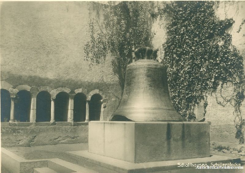Ansichtskarten: Schaffhausen - Schillerglocke + c1950 – Gebraucht aus Emmenbrücke von teestube