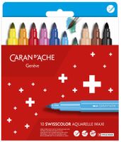 195.410 Swisscolor CDA 10 Filzstifte Fasermaler MAXI + Etui