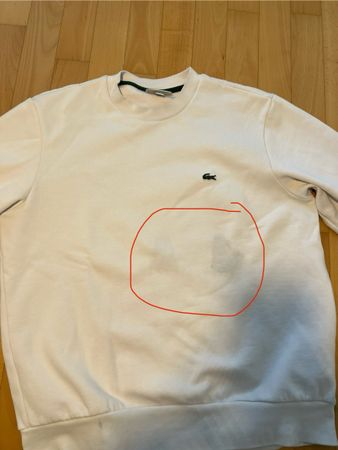 Lacoste Sweatshirt Classic Fit White FR6 US XL