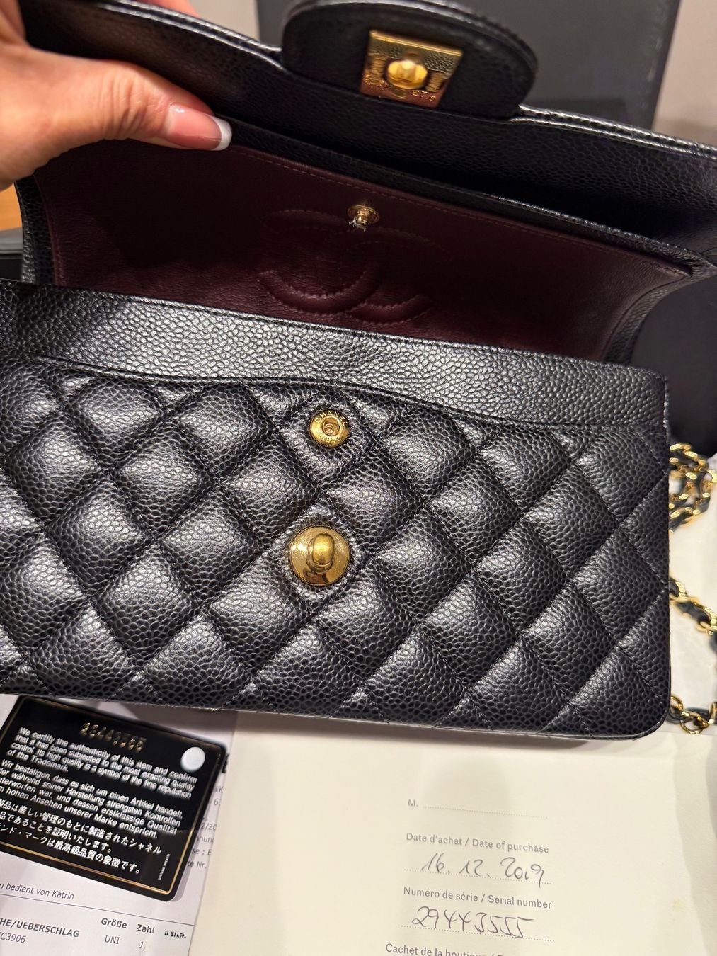 Chanel Sacs femmes: Sac Chanel taille s cuir caviar – D'occasion à Chêne-Bourg par luy_hk5b 6