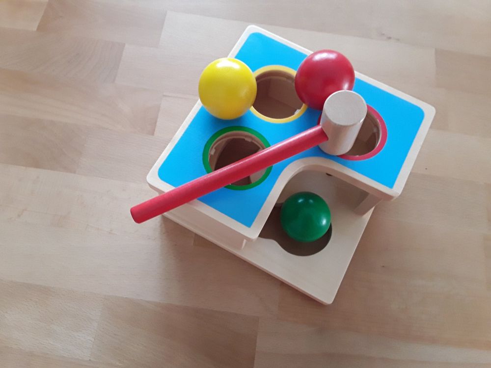 Goki Würfelspiel Olle Scholle - Holzspiel Für Bis Zu 4 Spieler Ab 3 Jahren