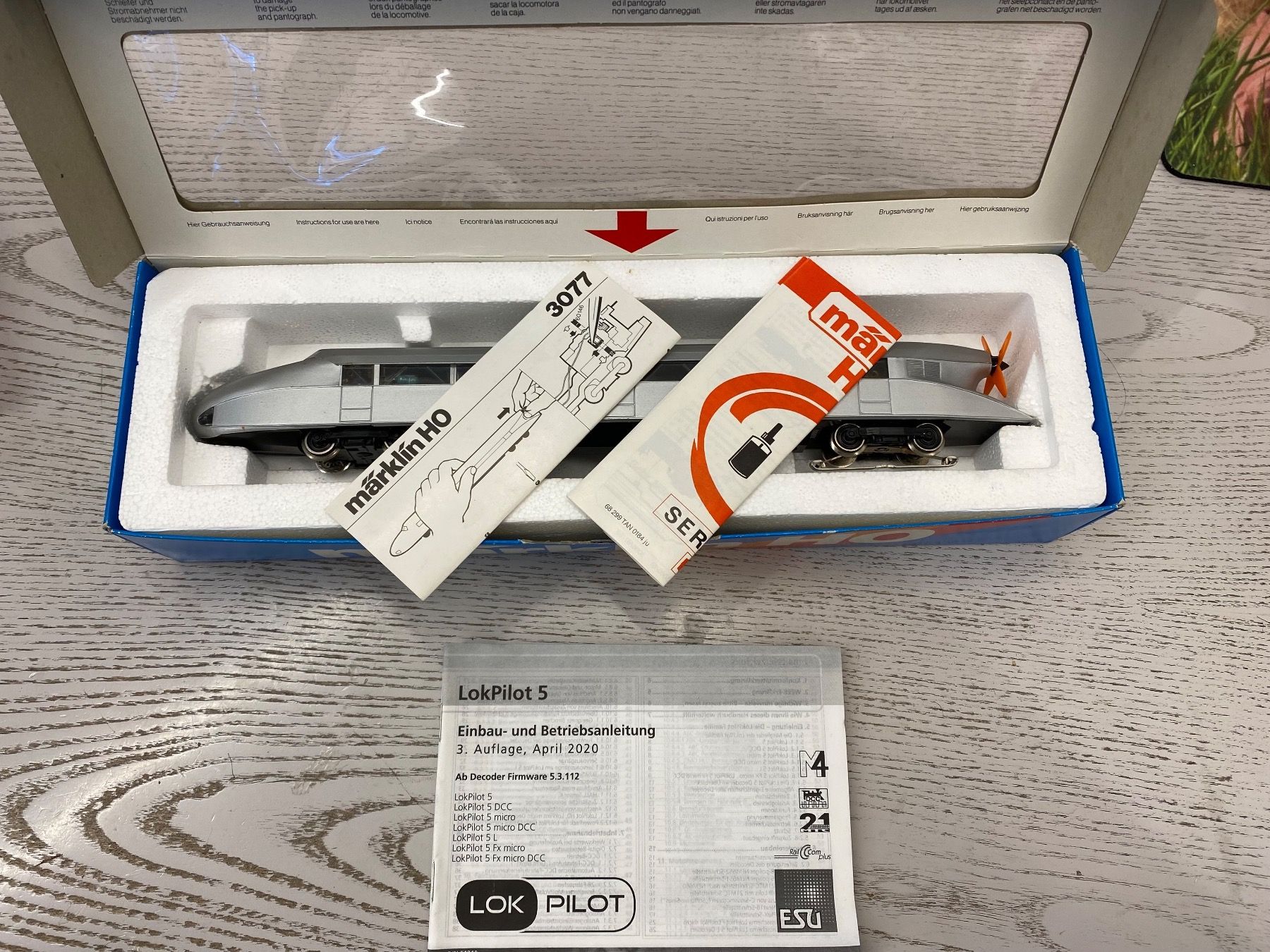 Märklin Modellini di ferrovie: Märklin 3077 Schienenzeppelin mfx digital – Usato da Lupsingen venduto da New-Haven 5