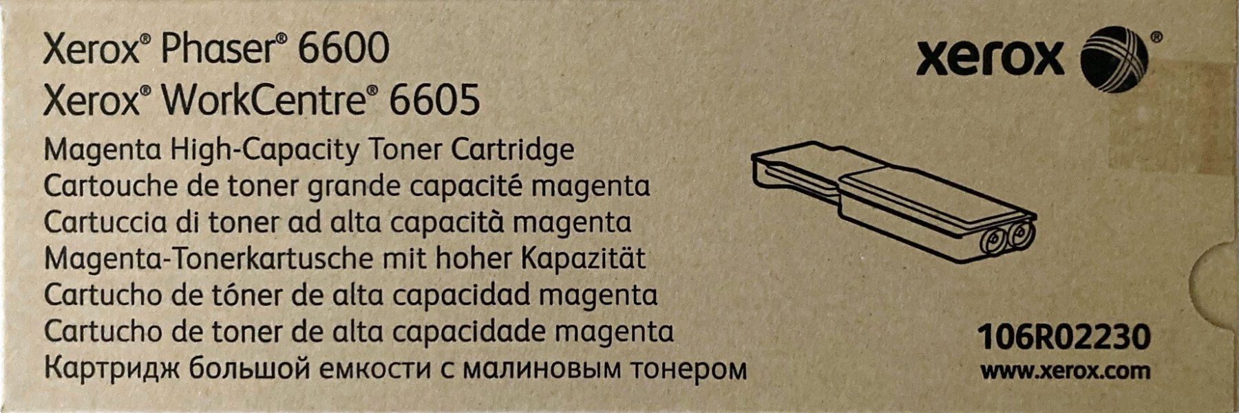Xerox Cartucce per stampanti & toner: XEROX Toner 106R02230 Magenta – Nuovo (secondo la descrizione) da Künten venduto da Arktisde