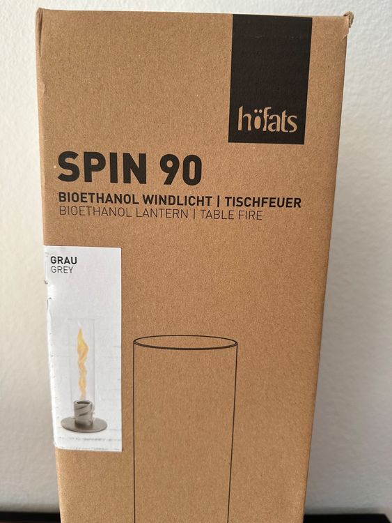 Höfats Spin 90 Bioethanol Windlicht / Tischfeuer