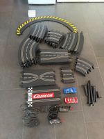 Carrera Rennbahn Set mit 2 Autos – viele Schienen & Zubehör