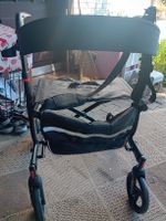 Rollator mit 2 Bremsen und Sitz
