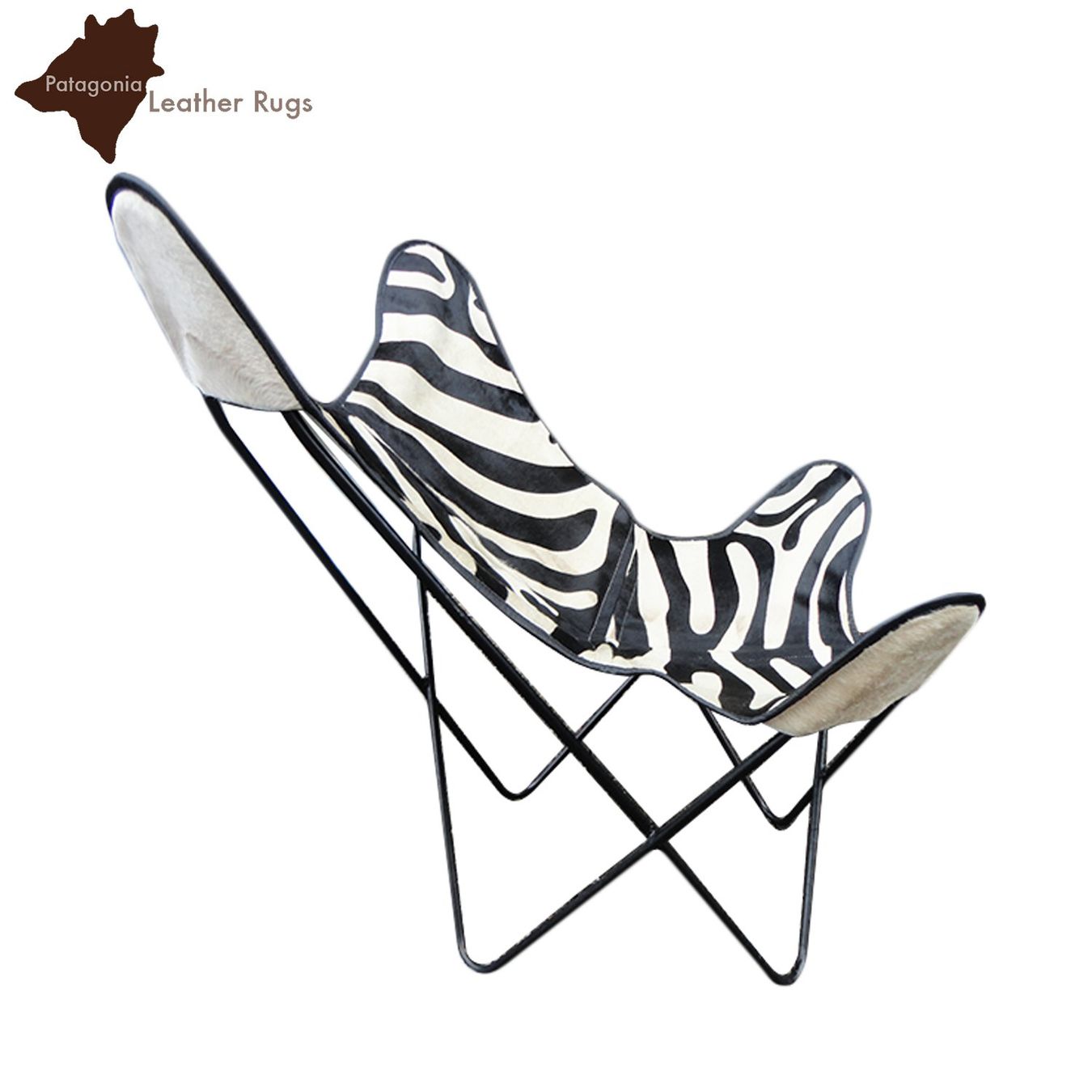 Poltrone: Kuhfell Stuhl BKF Zebra – Nuovo e nell'imballaggio originale da Arbedo venduto da patagonialeatherrugs 2