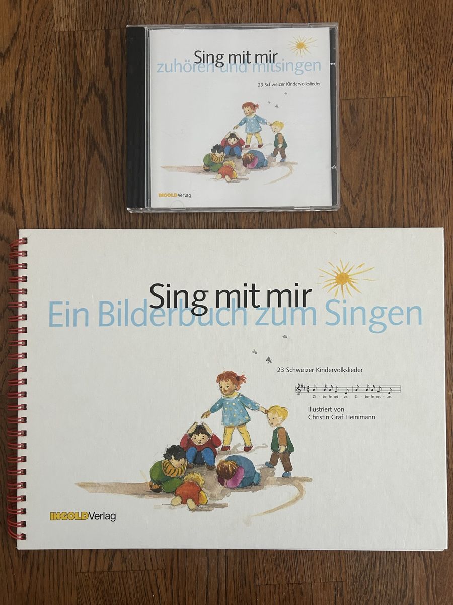 Libri: Sing mit mir Buch und CD 23 Schweizer Kinderlieder, neuwerti – Nuovo (secondo la descrizione) da Wolhusen venduto da eve_m6cg