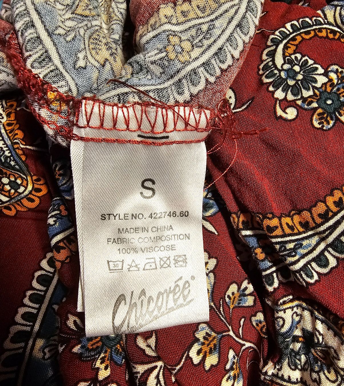 Camicette: Bluse Paisley Retro Boho Vintage Chic Gr. S – Usato da Füllinsdorf venduto da Sunnebliemli7 5