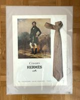 Vintage HERMÈS Werbeposter 1961 "Cravates Hermès