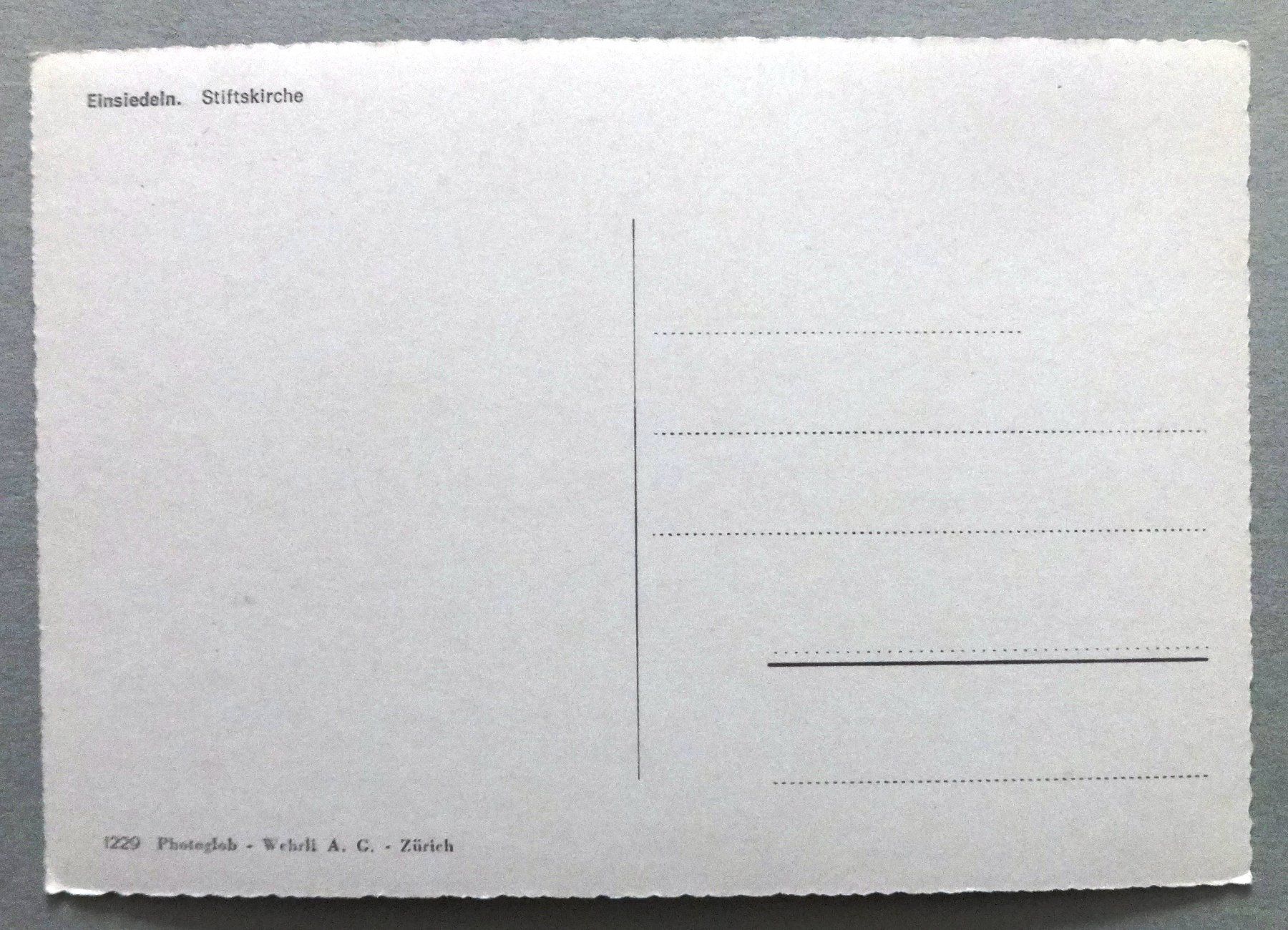 Cartes postales: Einsiedeln, Stiftskirche – D'occasion à Fétigny par Billy2miny 1