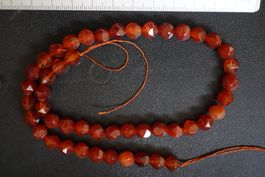 Karneol    Würfel  quer  8mm Multi  Strang  Räumung