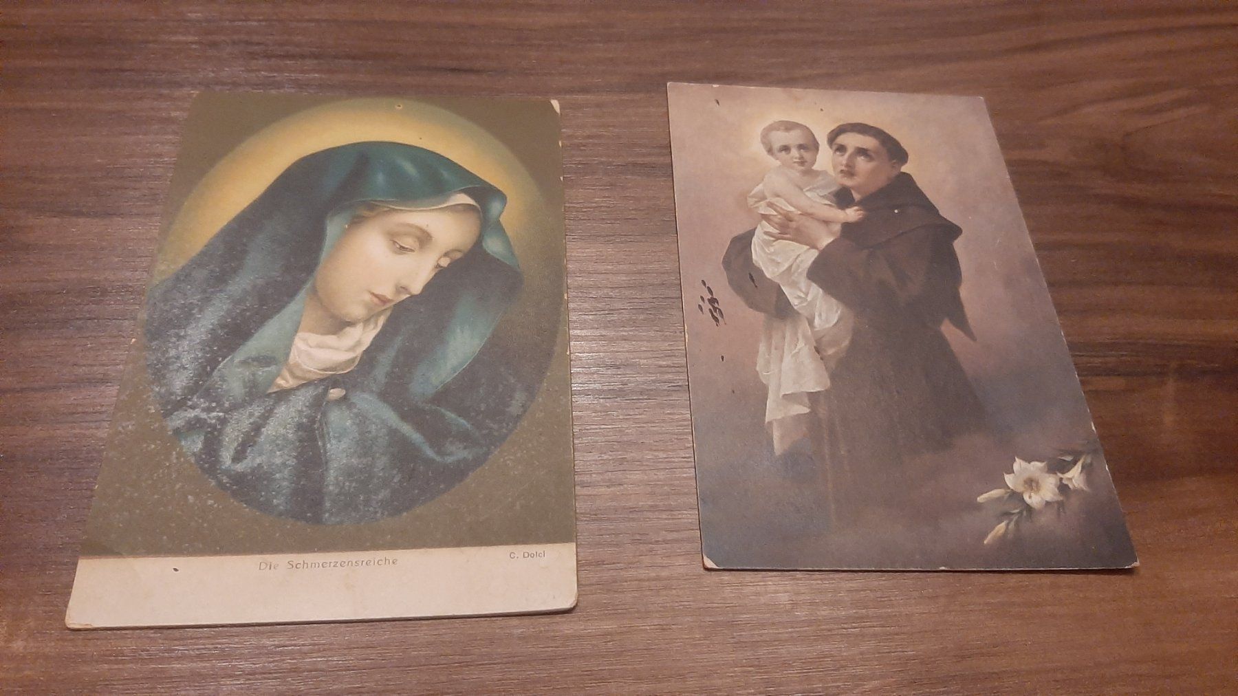 Karten: K..108) 2 Kirchenkarten Carlo Dolci und S. ANTONIO – Gebraucht aus Wil SG von AmandaCreations