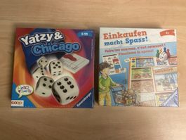 2 Ravensburger Spiele Yatzy &  Einkaufen macht Spass! OVP